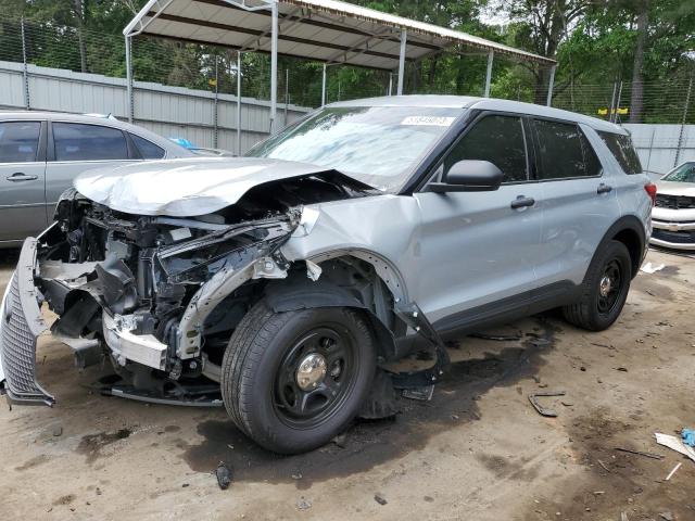 1FM5K8AB6NGB29160 - 2022 FORD EXPLORER POLICE INTERCEPTOR SILVER photo 1