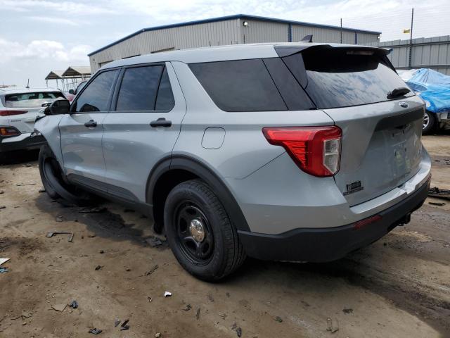 1FM5K8AB6NGB29160 - 2022 FORD EXPLORER POLICE INTERCEPTOR SILVER photo 2