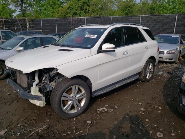 4JGDA5HB7FA507638 - 2015 MERCEDES-BENZ ML 350 4MATIC WHITE photo 1