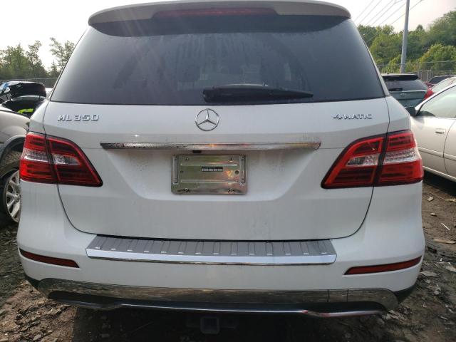 4JGDA5HB7FA507638 - 2015 MERCEDES-BENZ ML 350 4MATIC WHITE photo 6
