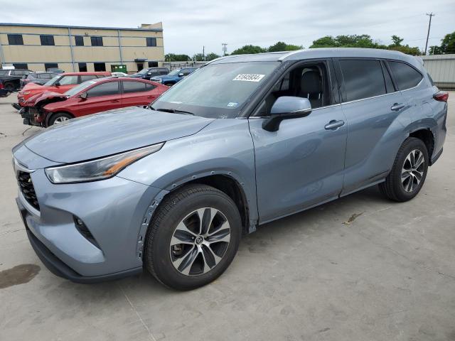 5TDGZRAHXMS062778 - 2021 TOYOTA HIGHLANDER XLE Mavi foto 1