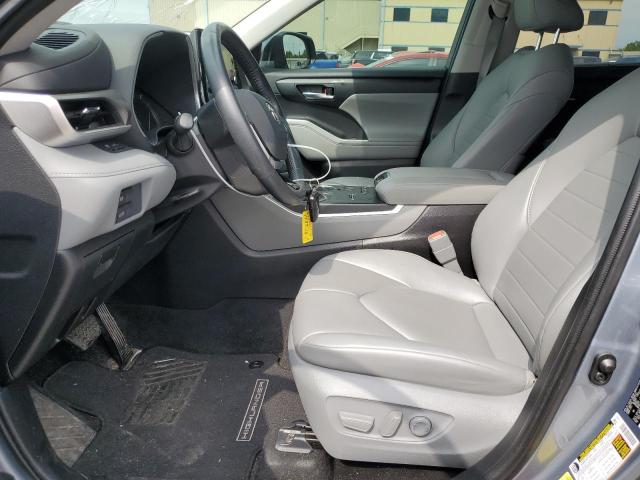 5TDGZRAHXMS062778 - 2021 TOYOTA HIGHLANDER XLE Mavi foto 7