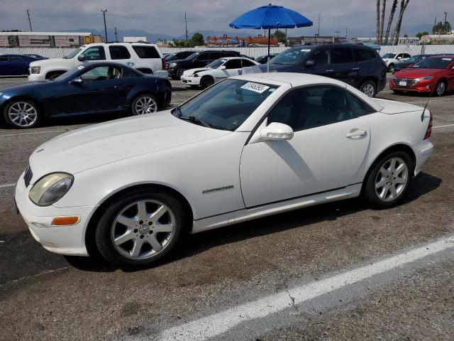 WDBKK49F72F259066 - 2002 MERCEDES-BENZ SLK 230 KOMPRESSOR WHITE photo 1