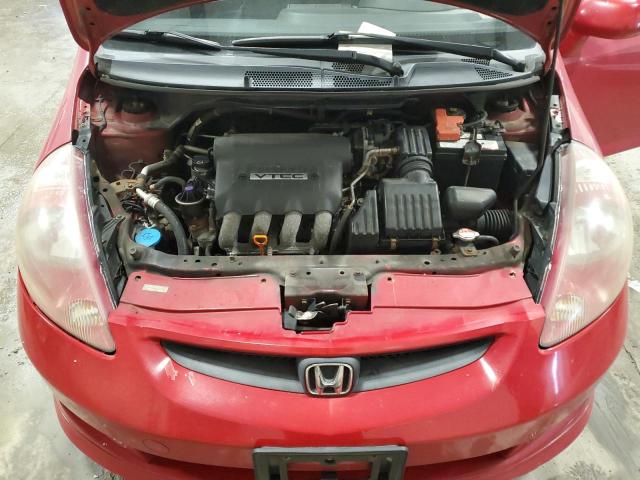 JHMGD38657S055103 - 2007 HONDA FIT S 红色 照片 11