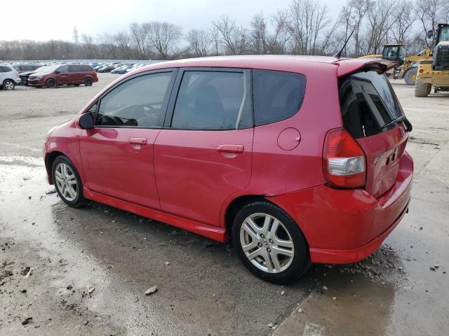 JHMGD38657S055103 - 2007 HONDA FIT S 红色 照片 2