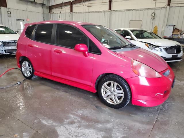 JHMGD38657S055103 - 2007 HONDA FIT S 红色 照片 4