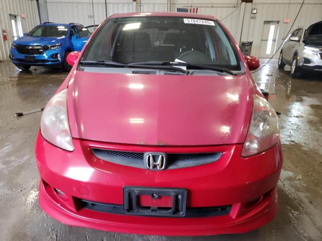 JHMGD38657S055103 - 2007 HONDA FIT S 红色 照片 5