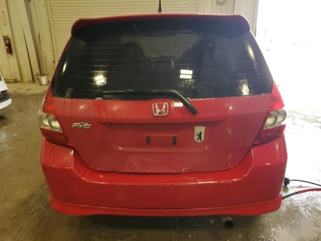 JHMGD38657S055103 - 2007 HONDA FIT S 红色 照片 6