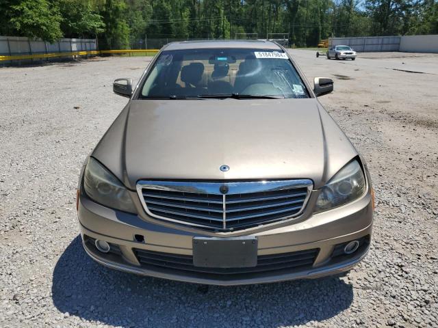 WDDGF54X69F217425 - 2009 MERCEDES-BENZ C 300 GOLD photo 5