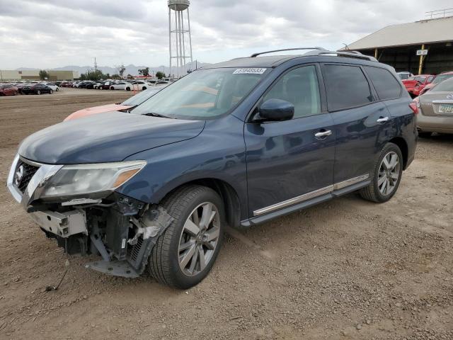 5N1AR2MN3DC616478 - 2013 NISSAN PATHFINDER S 蓝色 照片 1