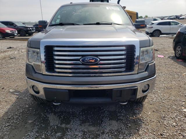 1FTFW1ET7CKD52907 - 2012 FORD F150 SUPERCREW GRAY photo 5