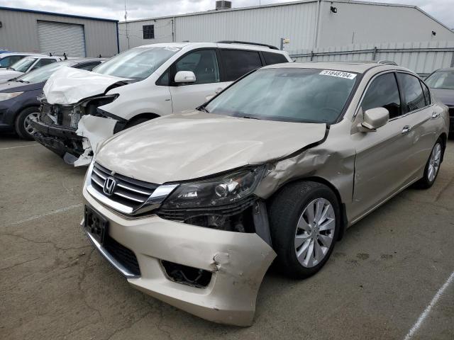 1HGCR2F81EA003794 - 2014 HONDA ACCORD EXL BEIGE photo 1