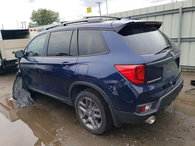 5FNYF8H54PB007531 - 2023 HONDA PASSPORT EXL Azul foto 2
