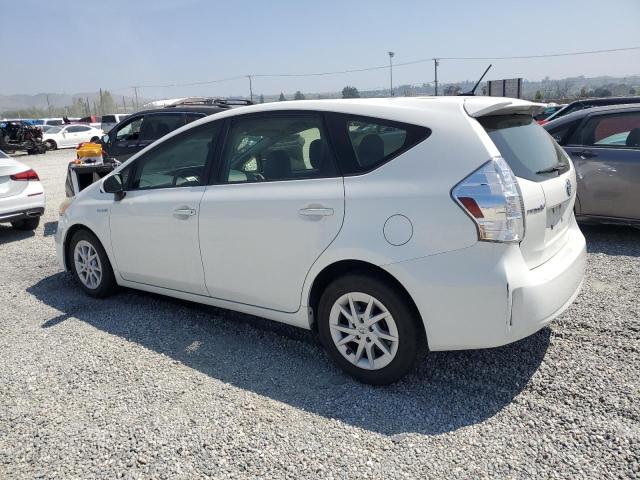 JTDZN3EU8C3124865 - 2012 TOYOTA PRIUS V WHITE photo 2