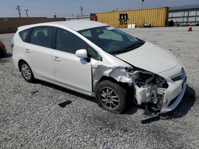 JTDZN3EU8C3124865 - 2012 TOYOTA PRIUS V WHITE photo 4