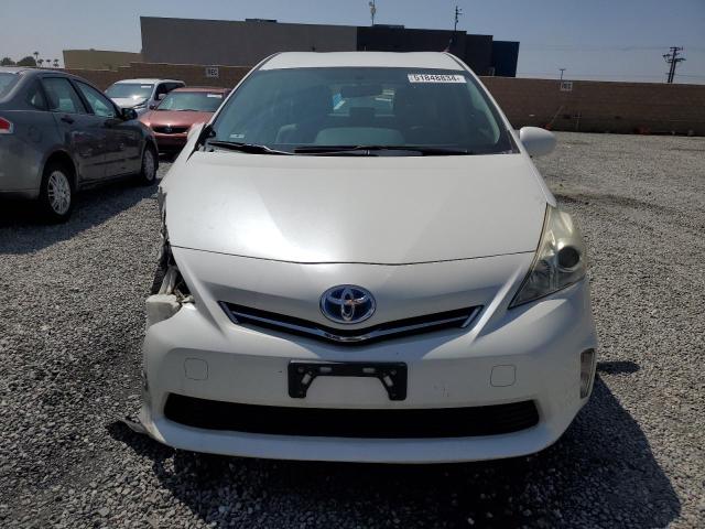 JTDZN3EU8C3124865 - 2012 TOYOTA PRIUS V WHITE photo 5