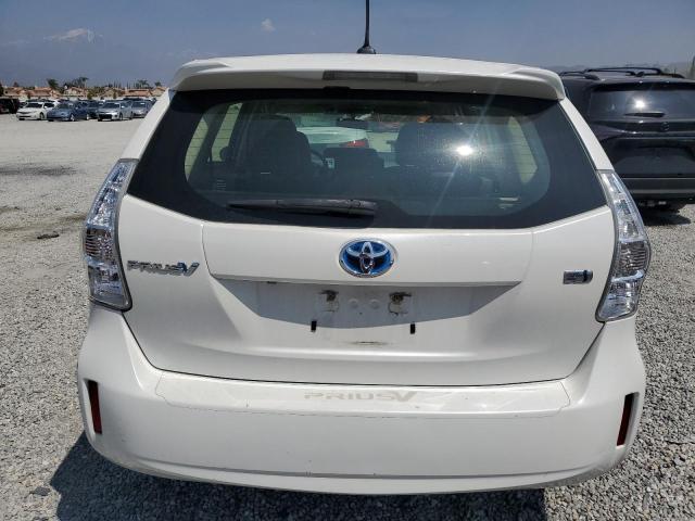 JTDZN3EU8C3124865 - 2012 TOYOTA PRIUS V WHITE photo 6