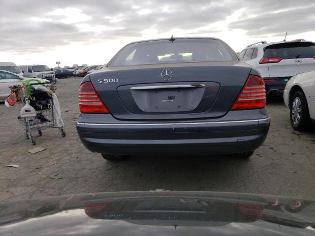 WDBNG75J86A480351 - 2006 MERCEDES-BENZ S 500 GRAY photo 6