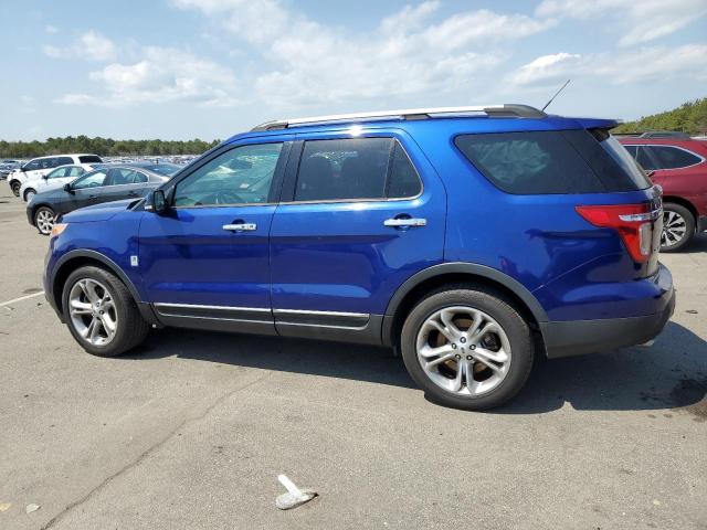 1FM5K7F83EGA14233 - 2014 FORD EXPLORER LIMITED BLUE photo 2