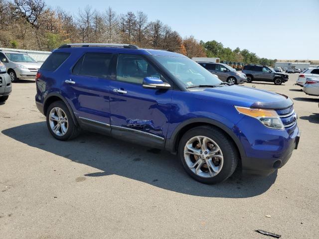 1FM5K7F83EGA14233 - 2014 FORD EXPLORER LIMITED BLUE photo 4