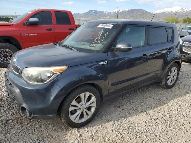 KNDJP3A58E7085406 - 2014 KIA SOUL + GRAY photo 1