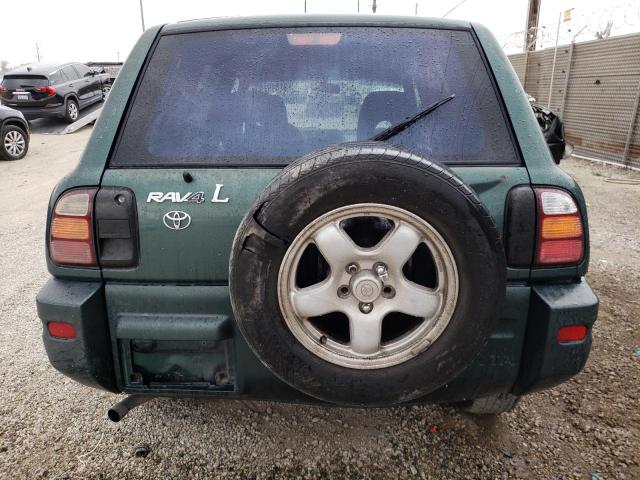 JT3GP10V5Y7075375 - 2000 TOYOTA RAV4 GREEN photo 6