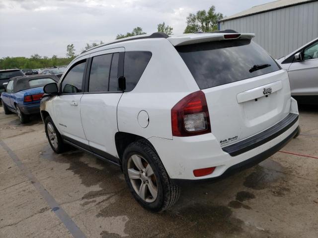 1C4NJCBB5ED740162 - 2014 JEEP COMPASS SPORT WHITE photo 2