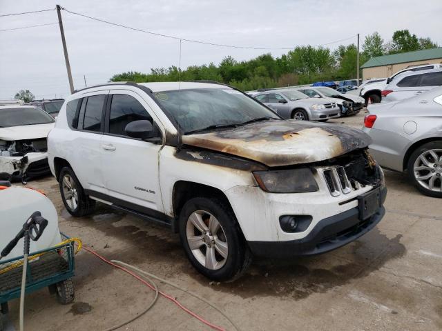 1C4NJCBB5ED740162 - 2014 JEEP COMPASS SPORT WHITE photo 4