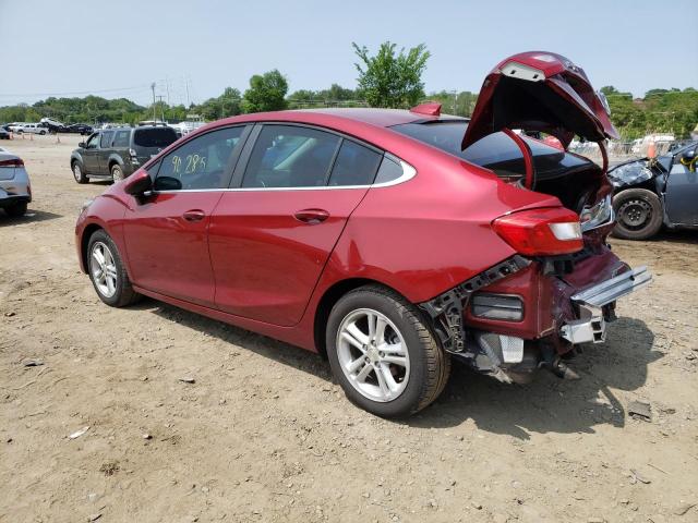 1G1BE5SM3H7133807 - 2017 CHEVROLET CRUZE LT RED photo 2