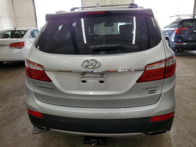 KM8SRDHF3EU082042 - 2014 HYUNDAI SANTA FE GLS SILVER photo 6