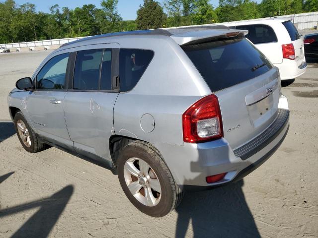 1J4NF1FB5BD283570 - 2011 JEEP COMPASS SPORT SILVER photo 2