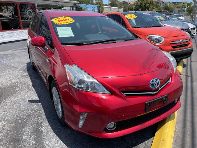 JTDZN3EU6C3173207 - 2012 TOYOTA PRIUS V RED photo 1