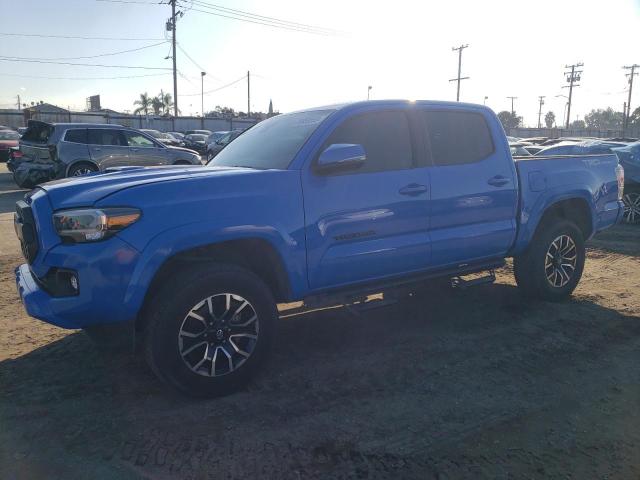 5TFAZ5CN1LX094576 - 2020 TOYOTA TACOMA DOUBLE CAB BLUE photo 1