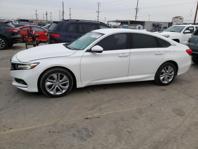 1HGCV1F15LA092971 - 2020 HONDA ACCORD LX WHITE photo 1