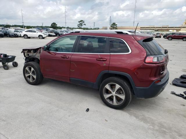 1C4PJMDN1KD236547 - 2019 JEEP CHEROKEE LIMITED BURGUNDY photo 2