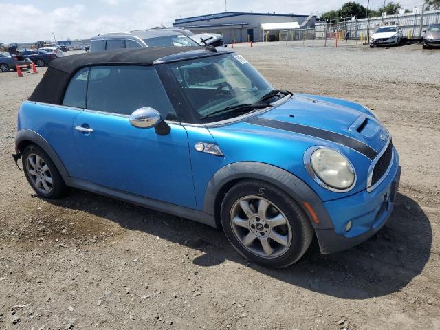 WMWMS3C50ATY51734 - 2010 MINI COOPER S BLUE photo 4