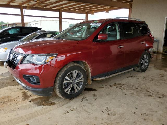 5N1DR2MN0KC581277 - 2019 NISSAN PATHFINDER S RED photo 1
