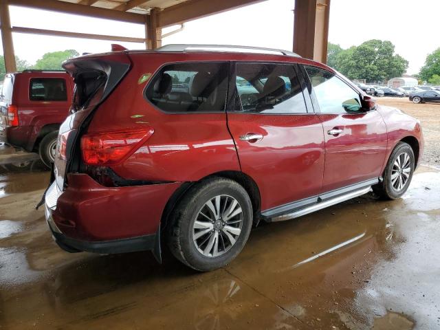 5N1DR2MN0KC581277 - 2019 NISSAN PATHFINDER S RED photo 3