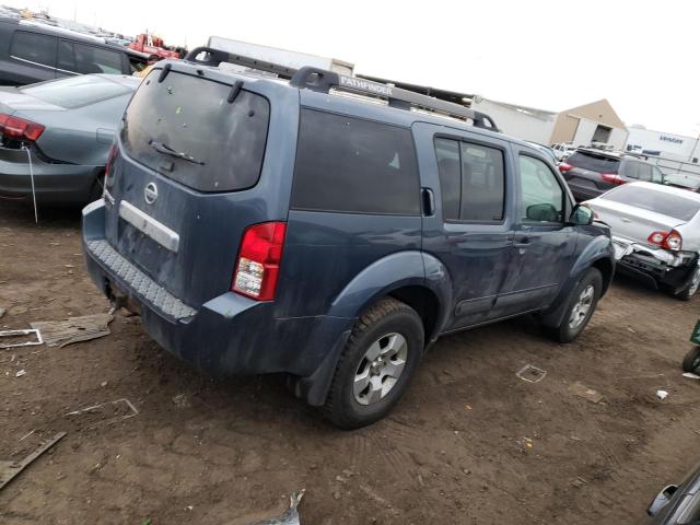 5N1AR18W16C679269 - 2006 NISSAN PATHFINDER LE BLUE photo 3