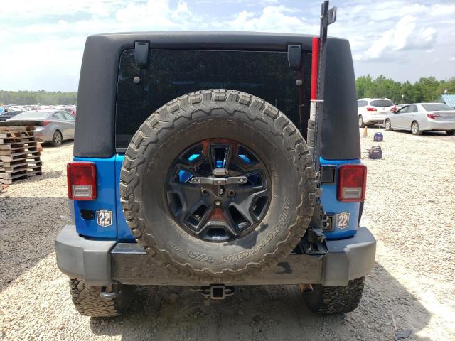 1C4AJWAG7FL777427 - 2015 JEEP WRANGLER SPORT BLUE photo 6