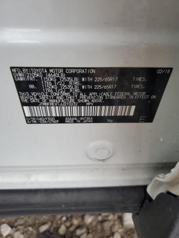 JTMBFREV1JJ210232 - 2018 TOYOTA RAV4 LE თეთრი ფოტო 14