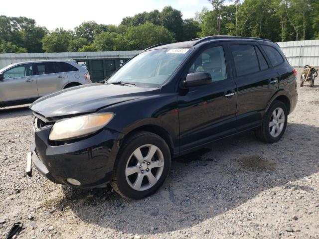 5NMSH73EX7H115880 - 2007 HYUNDAI SANTA FE SE BLACK photo 1