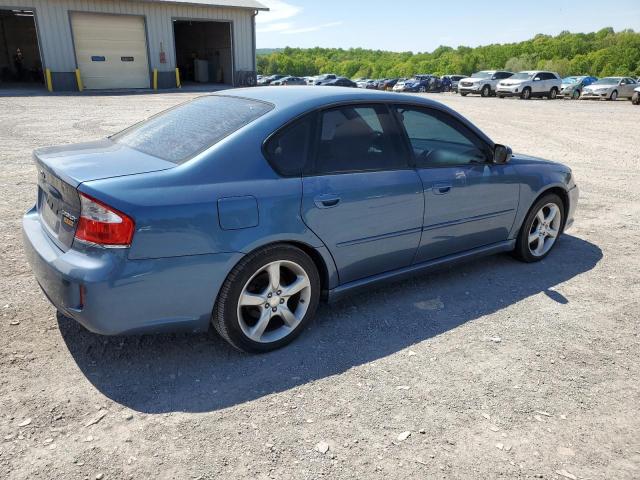 4S3BL616197226767 - 2009 SUBARU LEGACY 2.5I BLUE photo 3