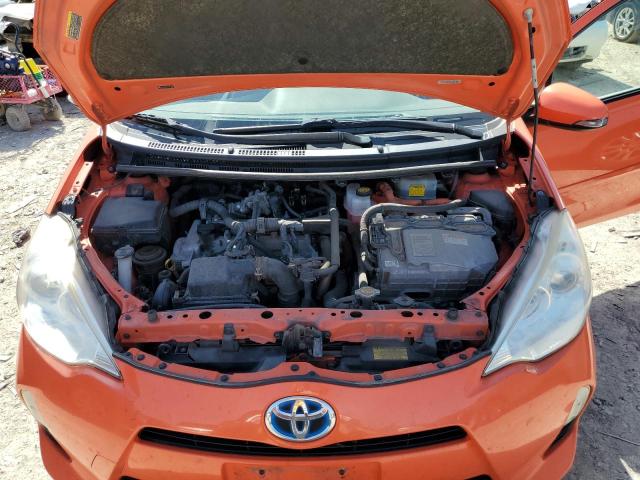 JTDKDTB31D1051237 - 2013 TOYOTA PRIUS C ORANGE photo 11