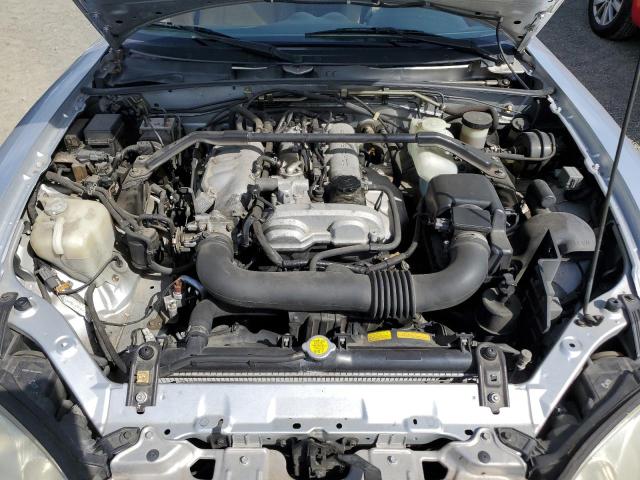 JM1NB353810204843 - 2001 MAZDA MX-5 MIATA BASE SILVER photo 11