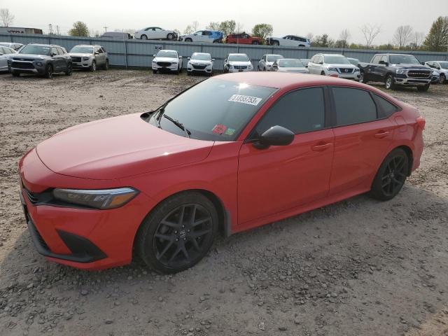2HGFE2F52NH602994 - 2022 HONDA CIVIC SPORT 红色 照片 1