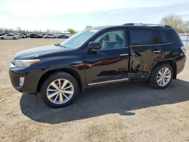 JTEDC3EH2D2012987 - 2013 TOYOTA HIGHLANDER HYBRID LIMITED BLACK photo 1