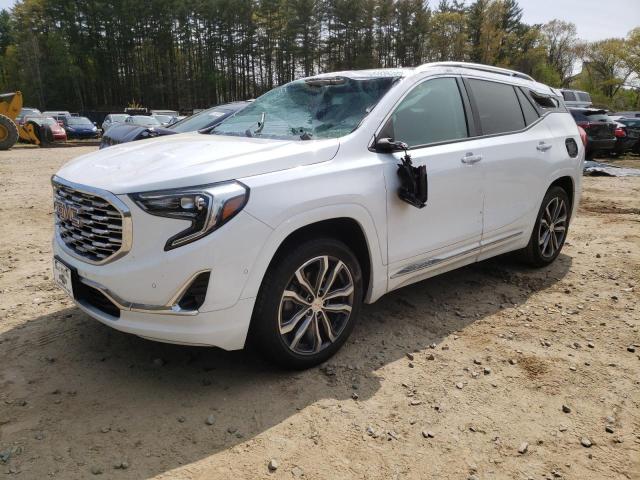 3GKALXEX7KL155052 - 2019 GMC TERRAIN DENALI WHITE photo 1