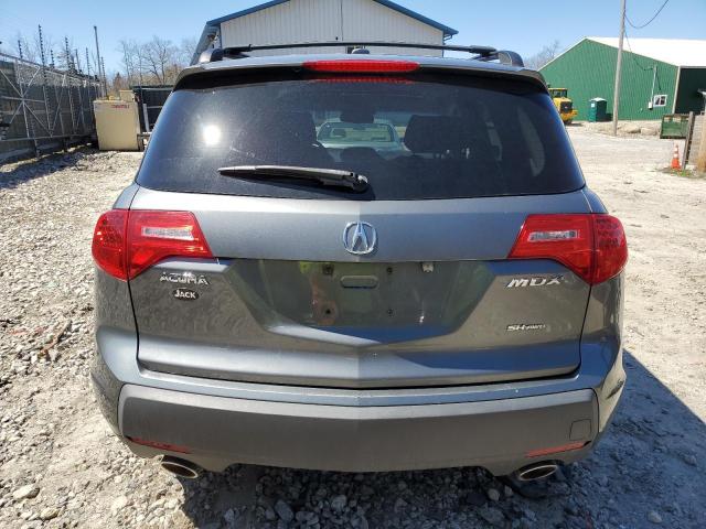 2HNYD28889H512413 - 2009 ACURA MDX SPORT CHARCOAL photo 6