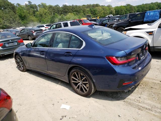 3MW5R7J04N8C44439 - 2022 BMW 330XI BLUE photo 2